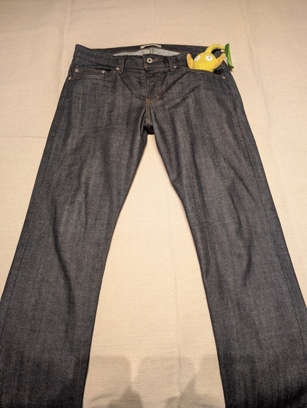 Naked and Famous selvedge stretch denim jeans men's 34 34